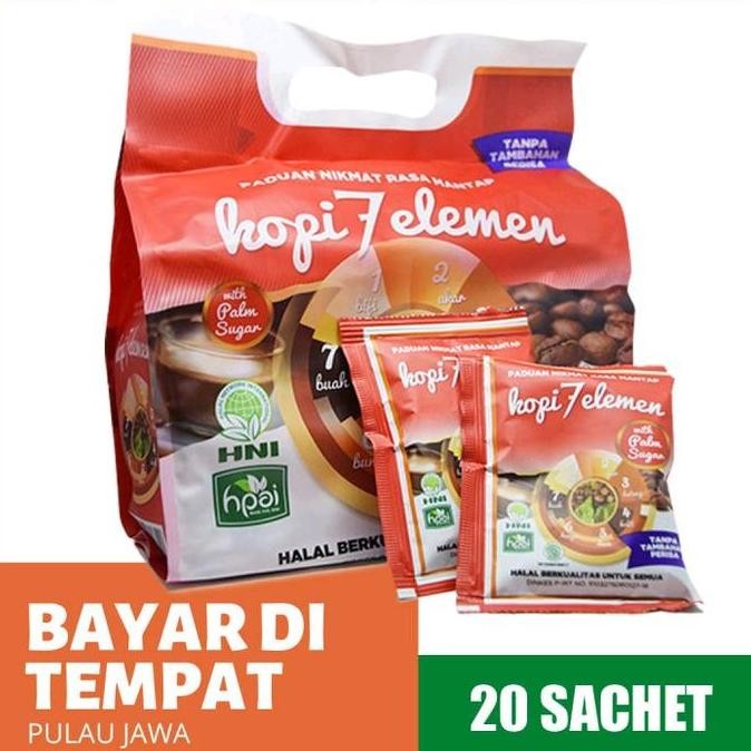 

Kopi Sevel 7 Elemen || Isi 20 Sachet Kualitas Terbaik Harga Termurah