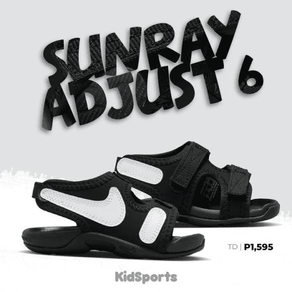 NIKE Sunray Adjust 6 / Sepatu Sandal Anak / Sepatu Sandal Nike Anak