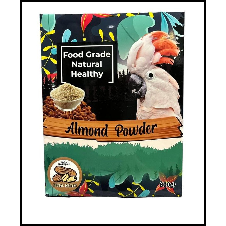 

ALMOND POWDER BUBUK KACANG ALMOND FOOD GRADE PREMIUM KITANUTS 800GR