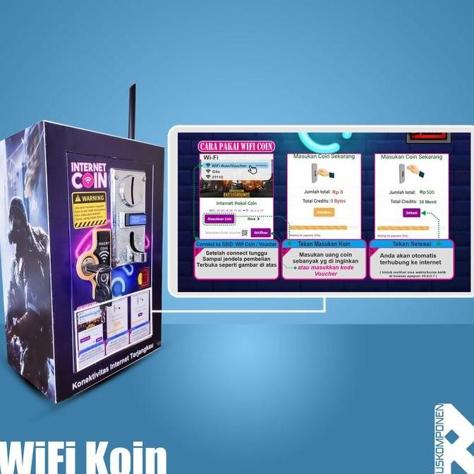 Wifi Coin Wifi Voucher Usaha Wifi New Stok