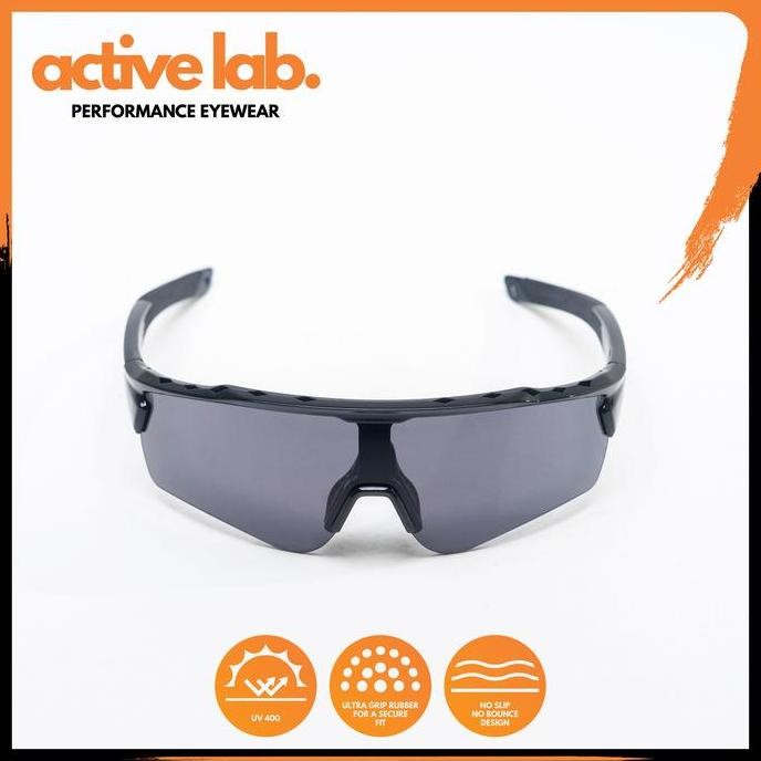 HARGA DISC - active lab Eyewear P Series - Shiver - Black