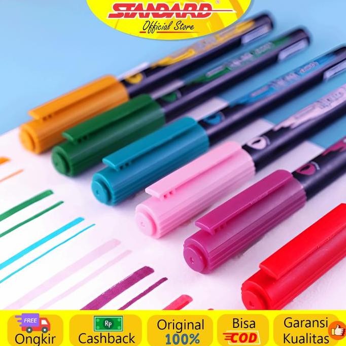

Promo Lite Me Brush Blister - Spidol Kuas Kaligrafi / Marker Brush Pen Lukis Standard