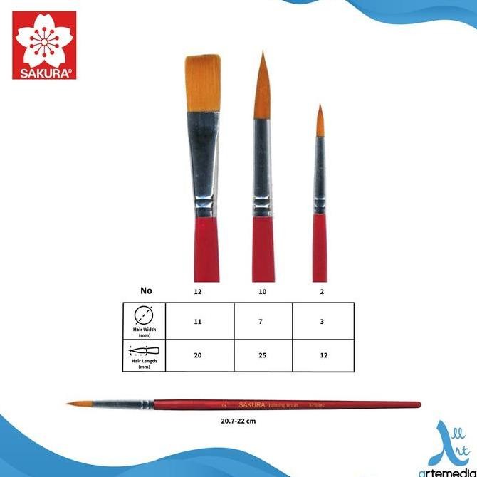 

Promo Sakura Painting Brush Set 3