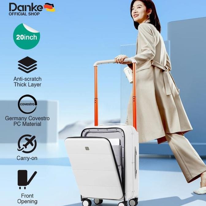 Tersedia Danke Horizon Front Load Koper 20 Inch - H9862-20 Buka Depan Laptop Travel