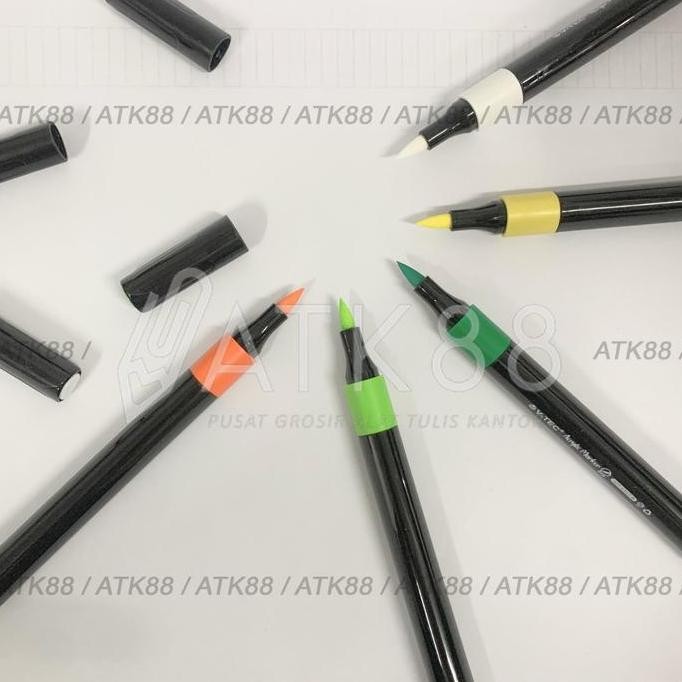 

Promo V-Tec Acrylic Marker Brush Am5367B 24 Warna - Spidol Cat Akrilik