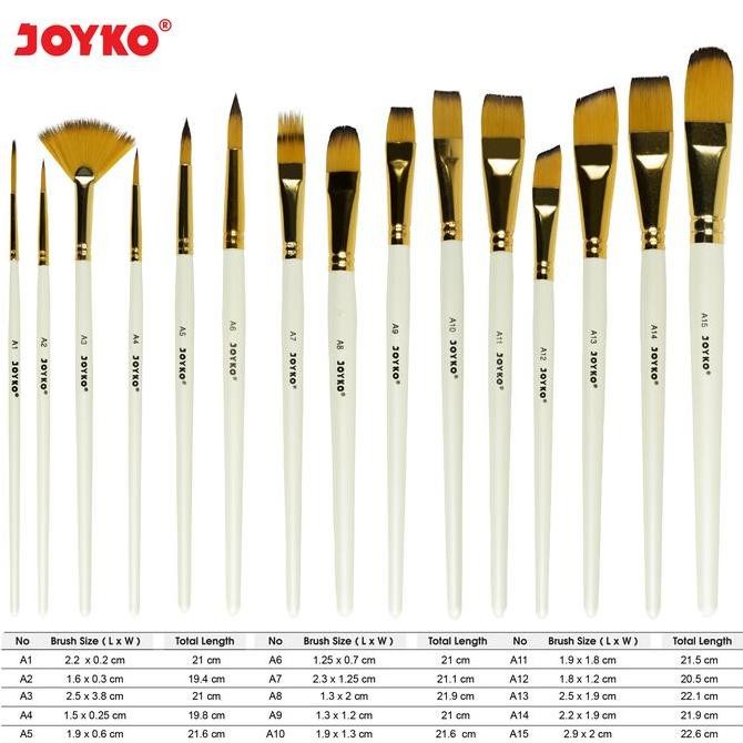 

Promo Joyko Kuas Lukis Lengkap Brs-12 - Brush Set Profesional + Sponge + Scalpel