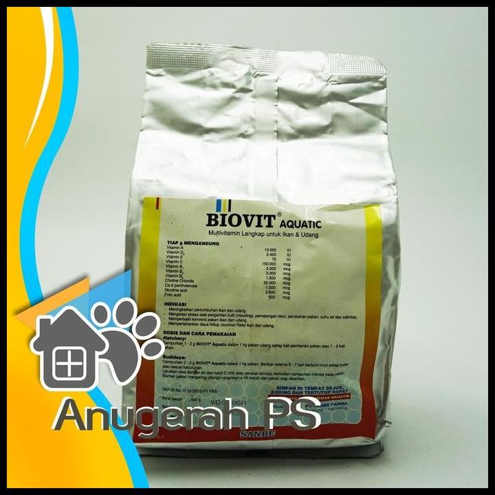 Biovit Sanbe Vitamin Untuk Ikan Dosis Tinggi 500 Gram