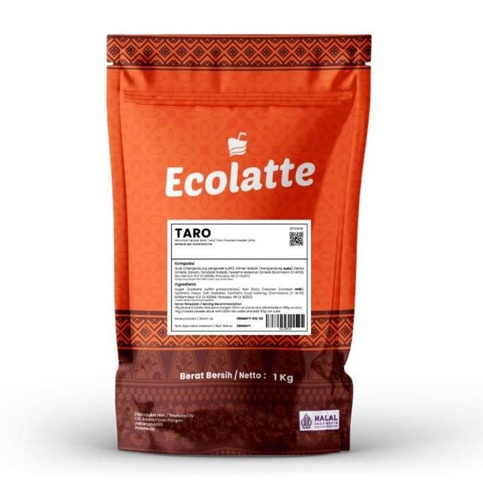 

Ecolatte Taro 1 Kg Serbuk Bubuk Powder Drink Minuman Murah Cocok Untuk Usaha Umkm BPOM Halal Instant - 100% Gula Pasir Tanpa Pemanis Buatan - Air GS