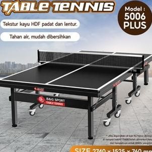Meja Tennis Lipat Adjustable Portable Meja Tenis Pingpong Table Indoor Outdoor