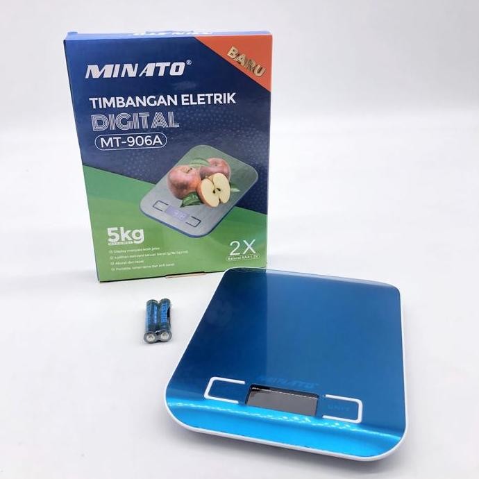 Murah Minato Timbangan Elektrik Digital Stainless 5Kg 100% Akurat