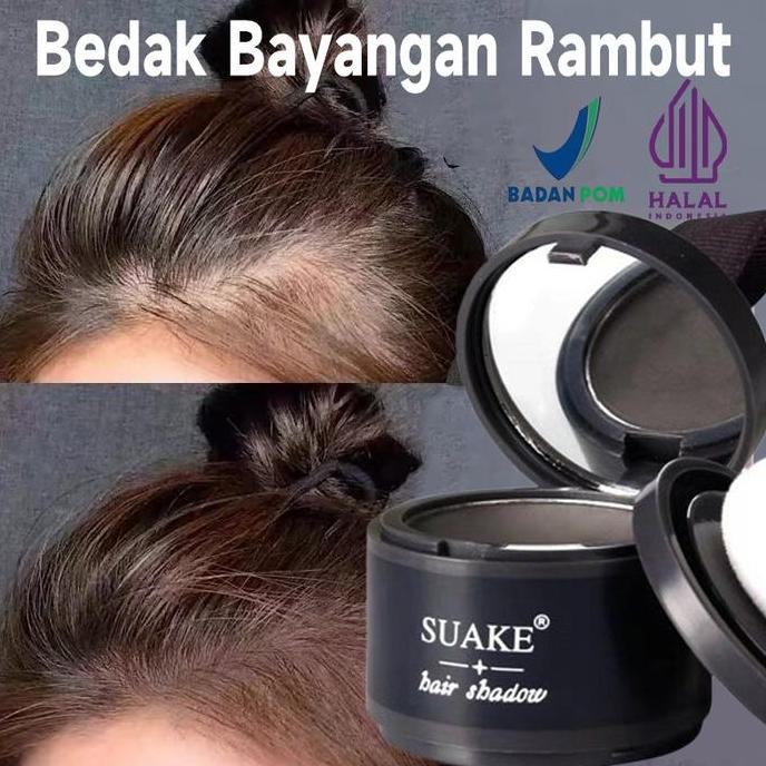 SIAP KIRIM HAIR SHADOW POWDER RAMBUT BOTAK & GARIS RAMBUT | BEDAK PENUTUP INSTANT