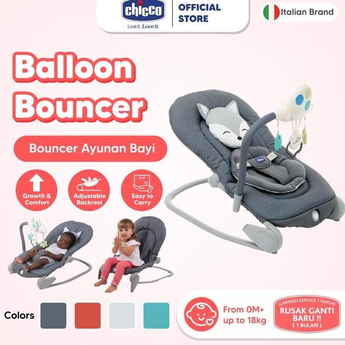 CHICCO Balloon Baby Bouncer / Bouncer Bayi / Bouncer Ayunan Bayi
