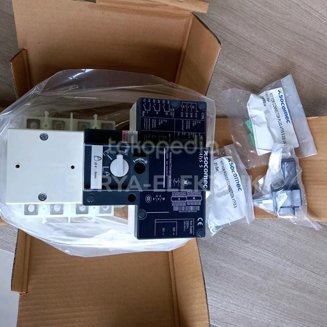 Cos Ohm Motor Motorized Otomatis 4P Atys S Socomec 95034012 125A 125 A