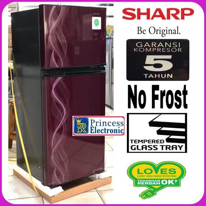 Kulkas Sharp 2 pintu model terbaru SJ 197 ND