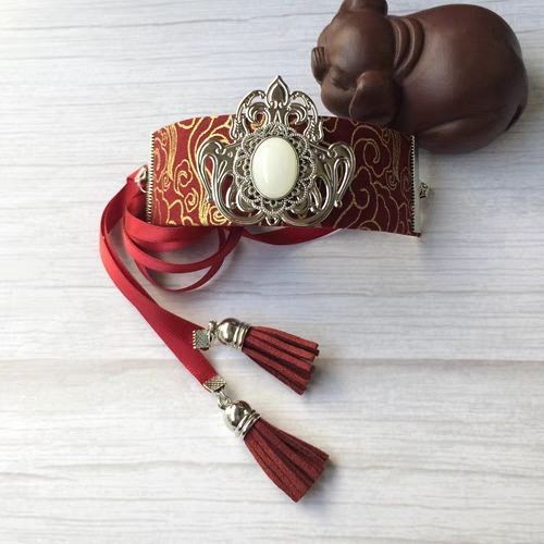 Gaya Baru Pria dan Wanita Kostum Kuno Hanfu Pria Kuno Mahkota Rambut Klip Atas Ikat