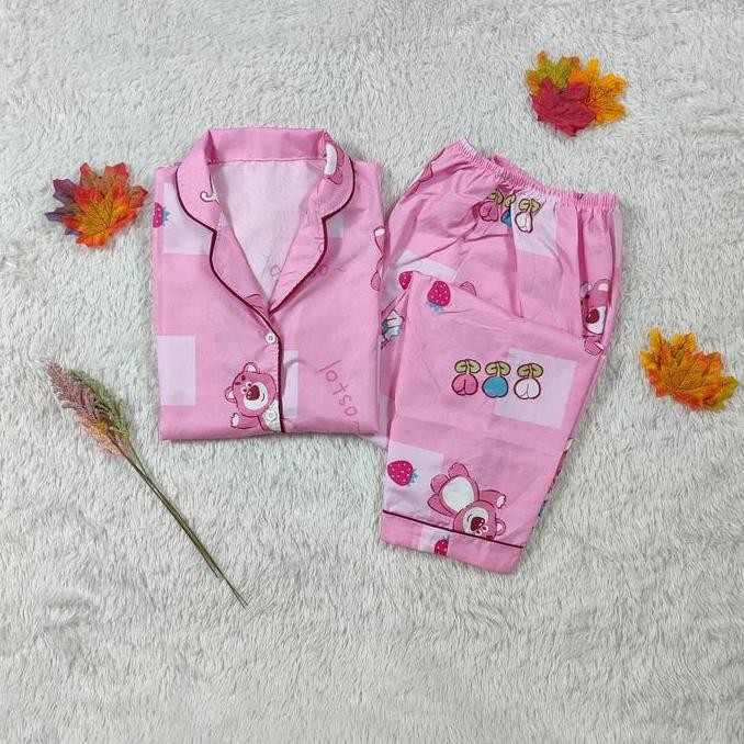 baru BAJU TIDUR / PIYAMA WANITA DEWASA XL (LD 110 CM), LENGAN PANJANG & CELANA PANJANG