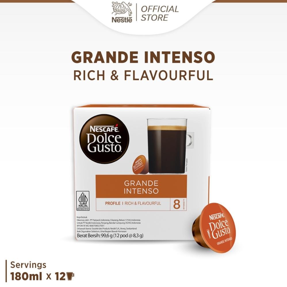 

NESCAF Dolce Gusto Grande Intenso 1 box (12 kapsul = 12 gelas)