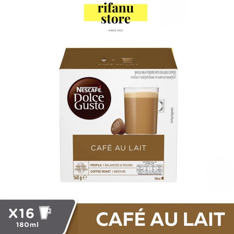 

Nescafe Dolce Gusto Cafe Au Lait Capsule Kopi Kapsul NDG Original