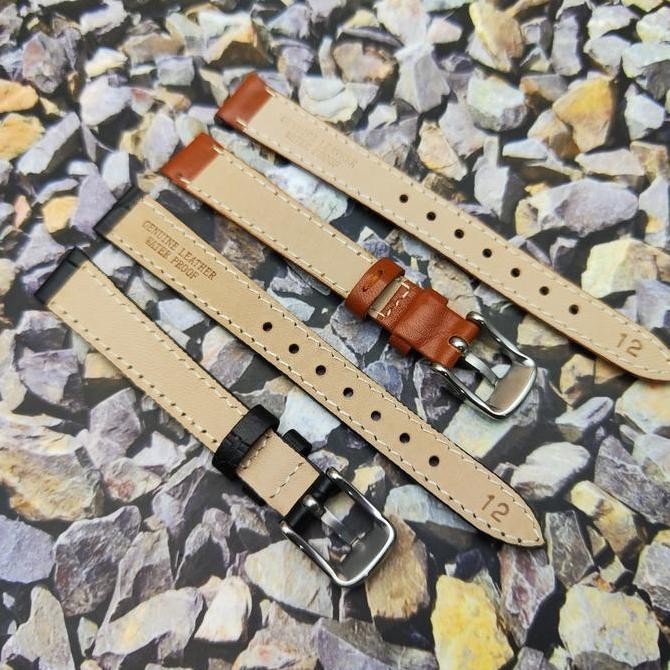 new  Tali Kulit Jam Tangan Casio LTP-1095E-1A LTP 1095E 7B Hitam Cokelat