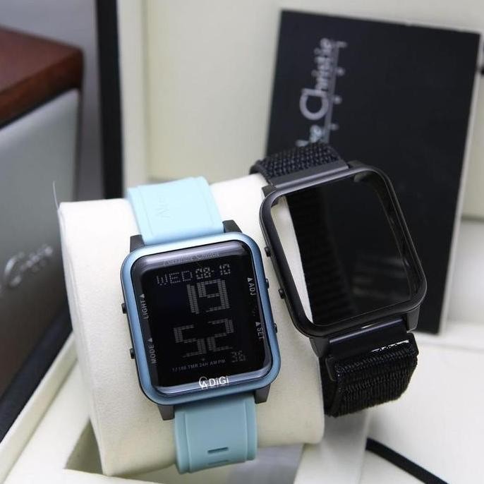 new  Alexandre Christie AC 9344 ORIGINAL + tali kanvas hitam