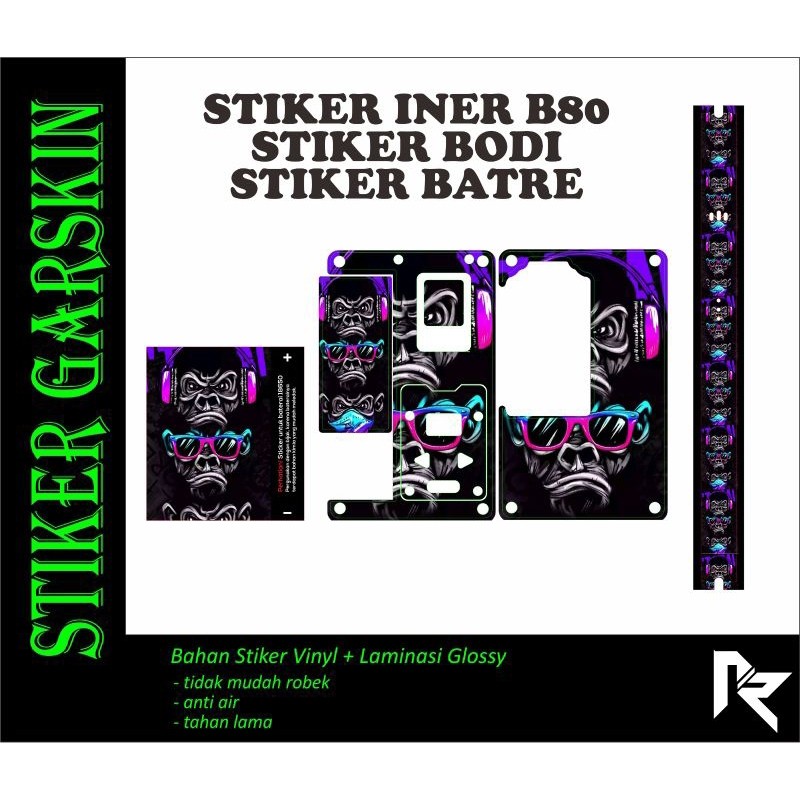 

Promo2pcs - Stiker Paket Inerstiker Batre Centa B80 D Garskin Stiker/not Case Premium Quality CustomCOD