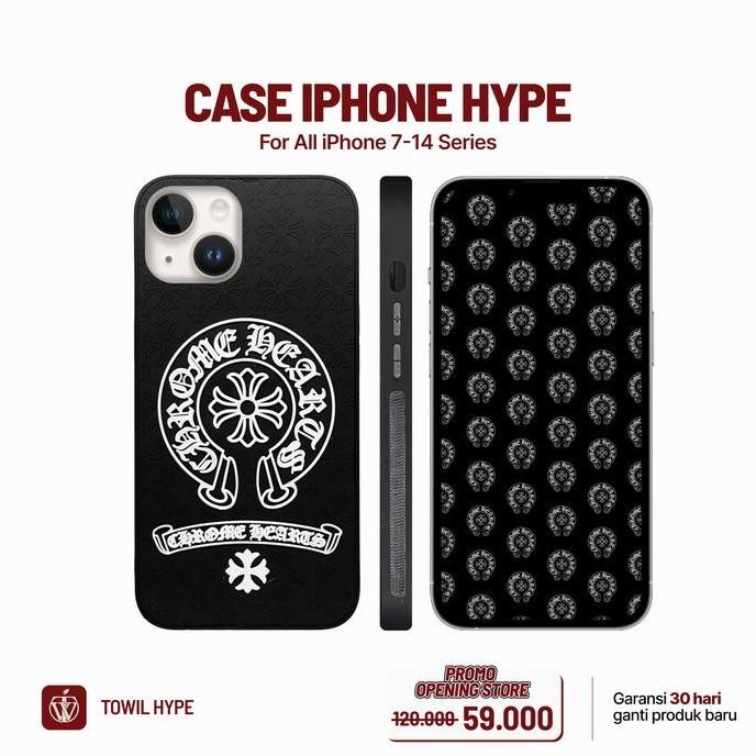 Chrome Hearts Case Iphone 7 8 PLUS SE X XS MAX XR 11 12 PRO MAX Casing