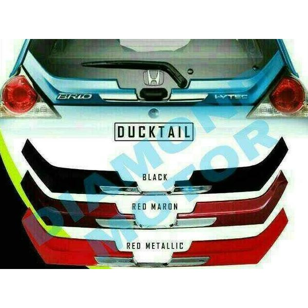 Ducktail Belakang Mobil Honda Brio