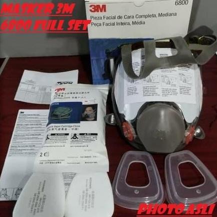 new  3M Masker Reusable full Face Mask Respirator 6800