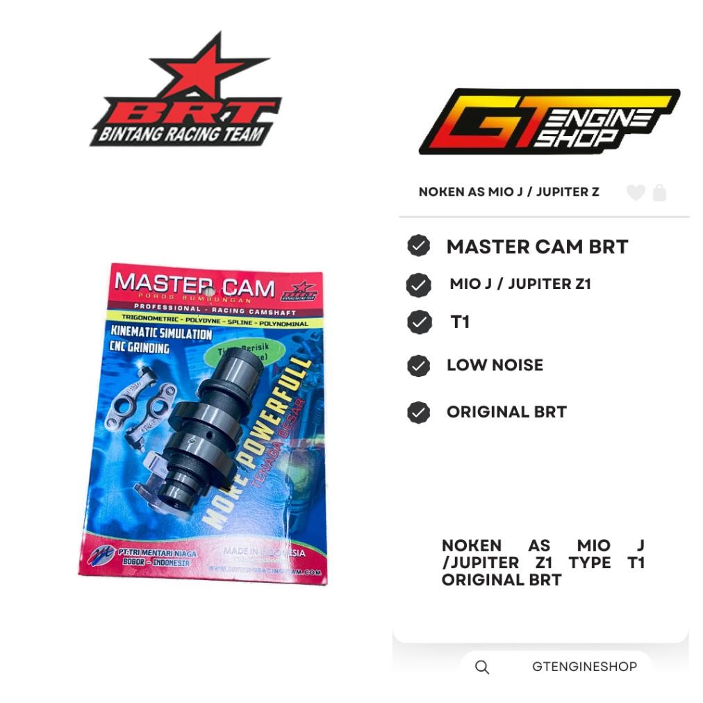 MASTER CAM BRT MIO J JUPITER Z1 TYPE T1 NOKEN AS MIO J JUPITER Z1 T1 ORIGINAL BRT