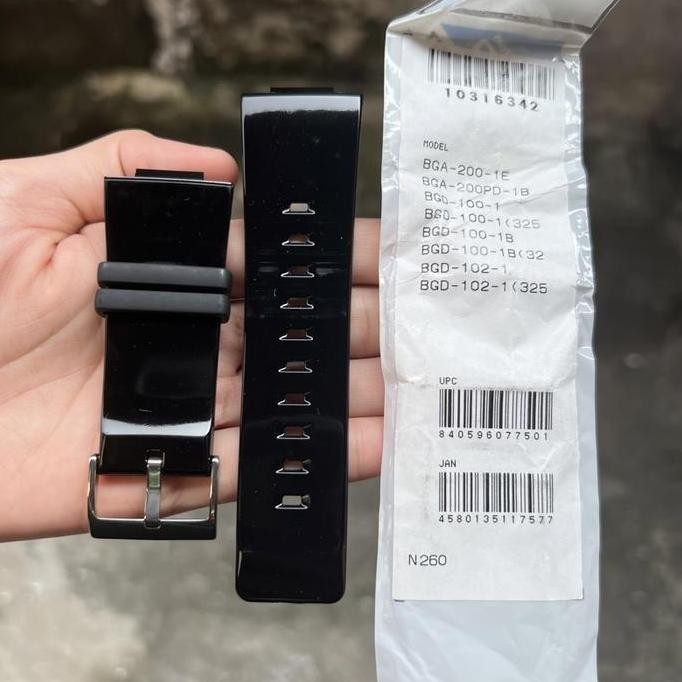 new  Strap tali jam tangan casio baby-g original BGA-200 1E band BGA 200