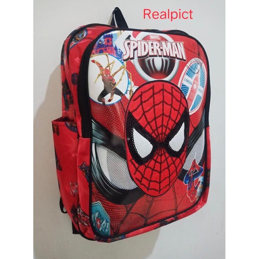 Promo / Terlaris TAS SEKOLAH ANAK LAKI LAKI SD SPIDERMAN DITEPUK NYALA TAS SEKOLAH ANAK NYALA TAS AD