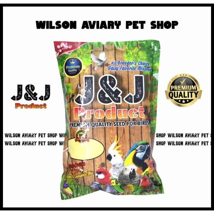 J&J Starter food 1kg bubur lolohan baby burung lovebird parkit parrot