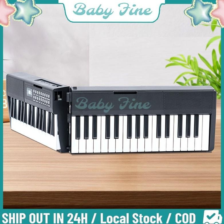 CODPiano Lipat Elektrik 61 Keys Keyboard Piano Alat Musik Keyboard Piano Elektrik Pintar 61/88-Tuts 