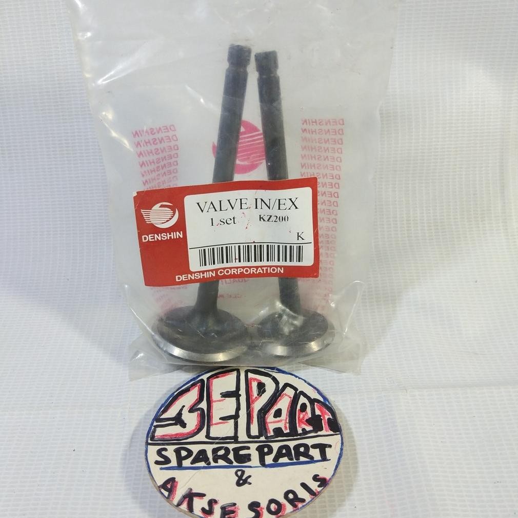 Klep Binter Merzy - Klep Kawasaki Mercy KZ 200 Denshin Limited Item Barang Langka Spare Part Motor K