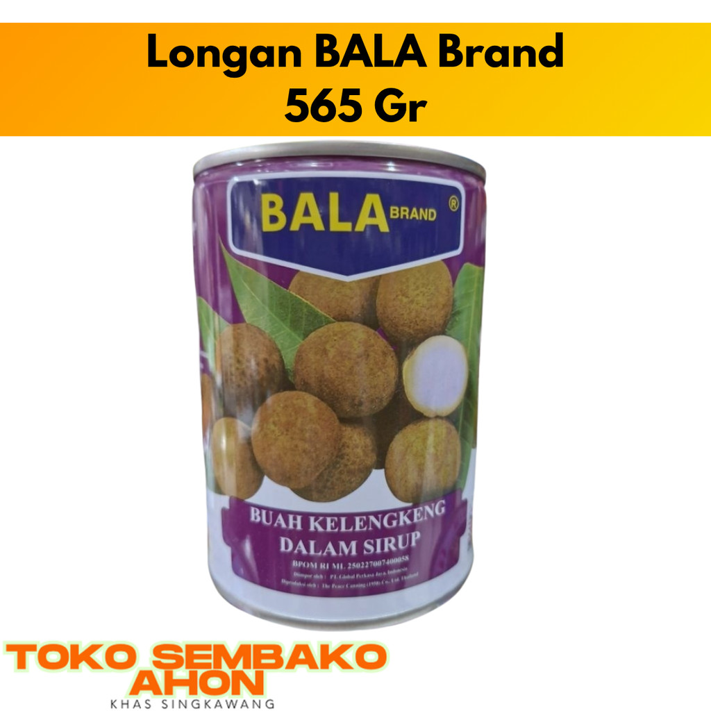 

Longan BALA Brand 565 Gr / Lengkeng Kaleng / Kelengkeng Kalengan BALA