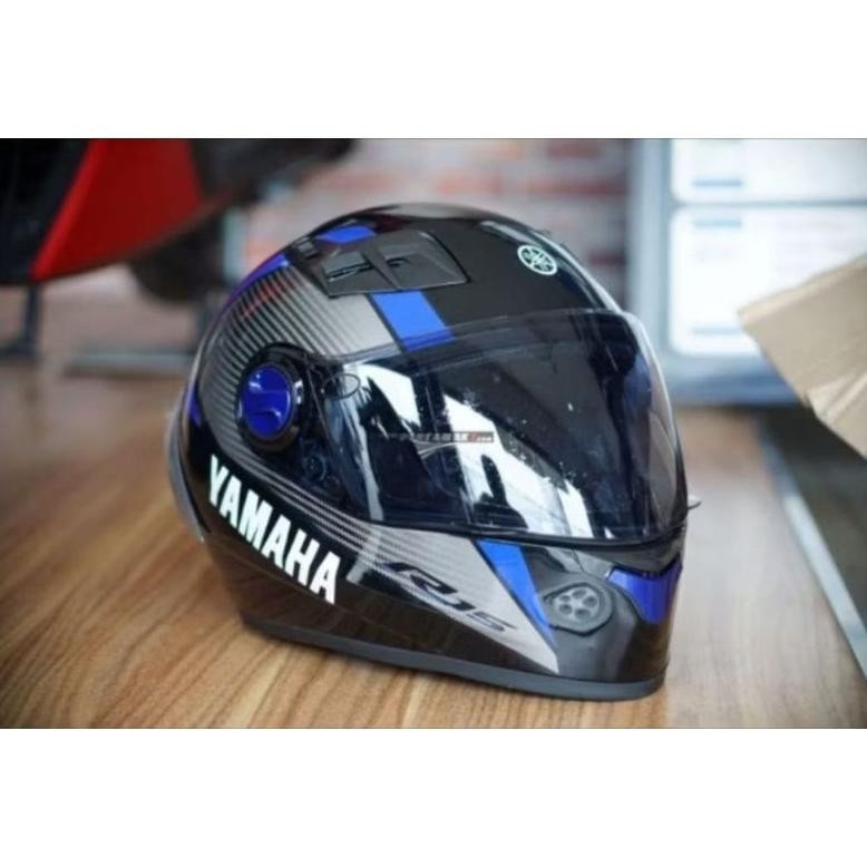 Terlaris Helm Yamaha Full Face R15 Connected Original / Helm Yamaha R15C Original