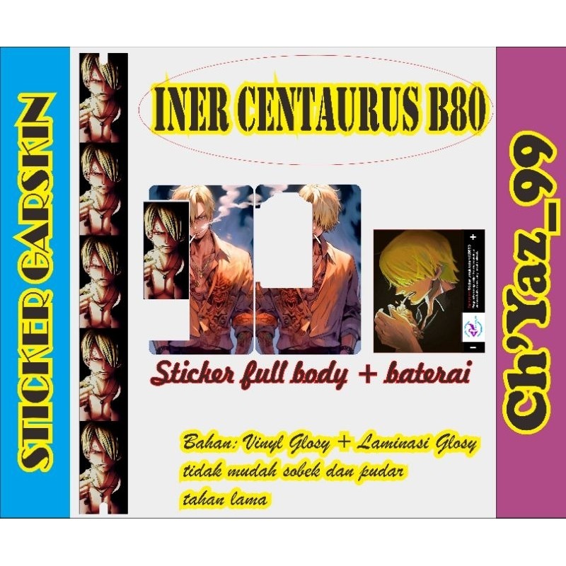 

Promo2pcs - Iner Cent4 B80 Ed One Piece Type F Garskin Stiker/not Case Premium Quality CustomCOD
