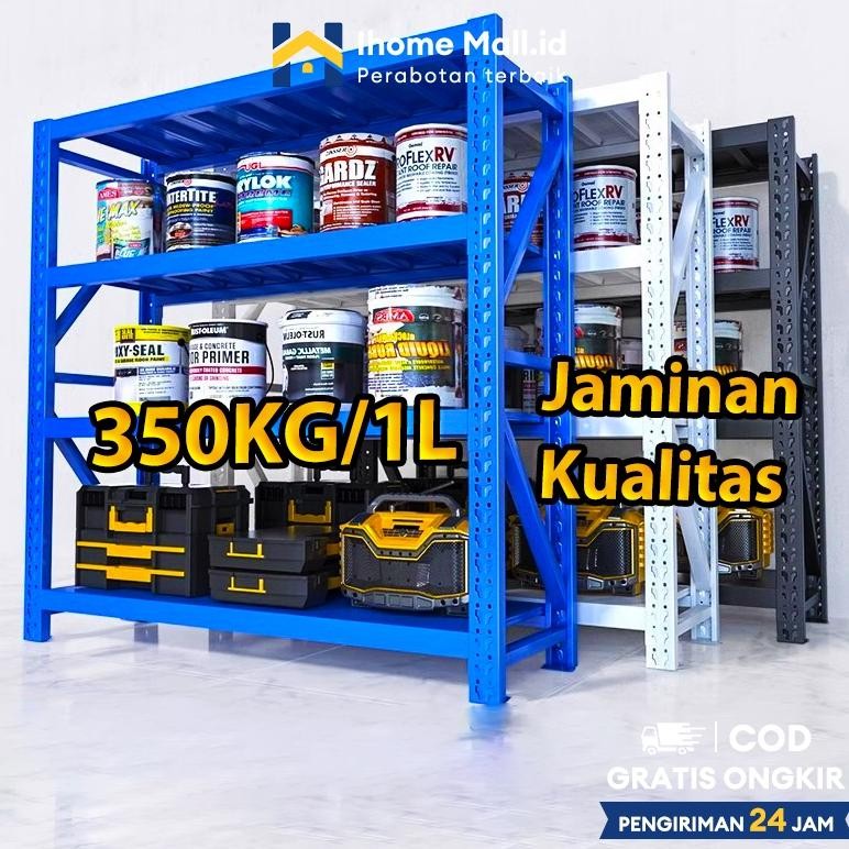 Rak Susun Dapur Besi Rak Besi Siku 5 Susun Rak Susun Serbaguna  Rak Dapur Rak Supermarket Rak Buku