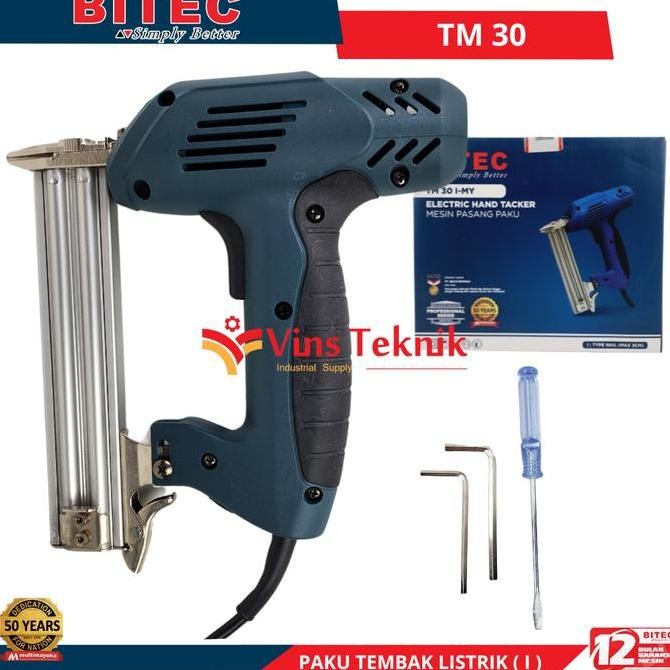 

Promo Mesin Paku Tembak Listrik Tacker F30 TM 30 Bitec TM30 COD