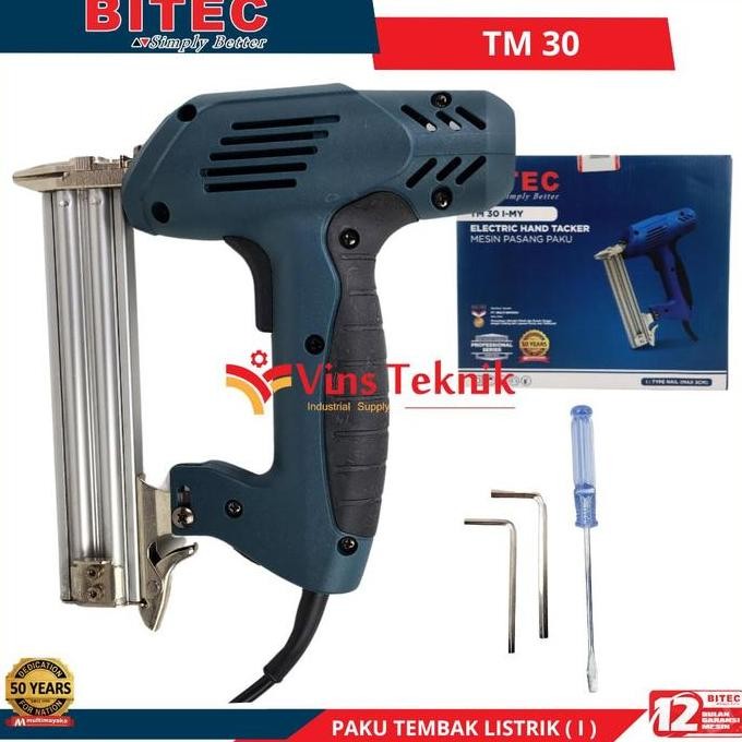 

Promo Mesin Paku Tembak Listrik Tacker F30 TM 30 Bitec TM30 F30 COD