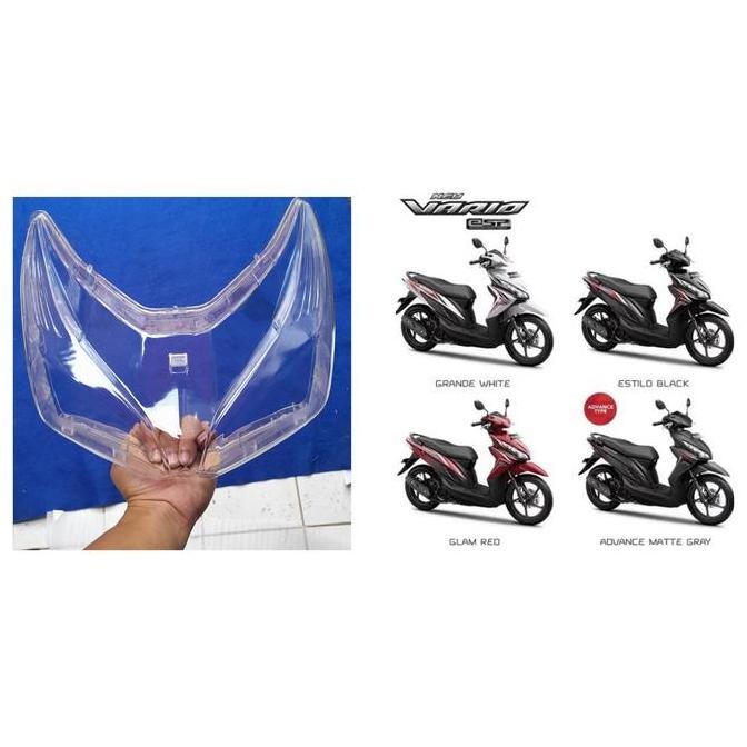 Parling Laris Kaca Mika Lampu Depan Reflektor Vario 110 Fi Led 2015-2018