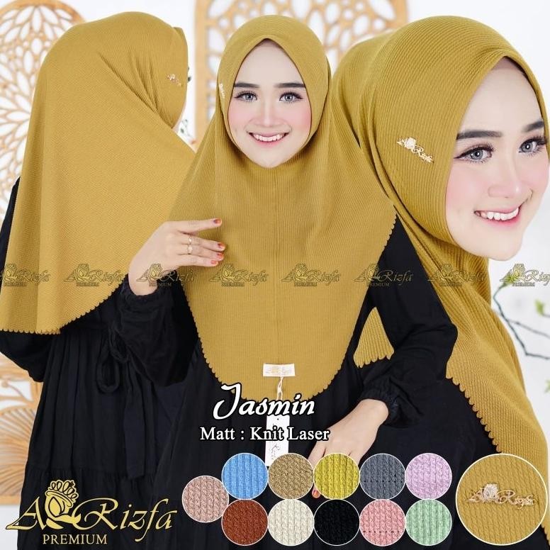 New BERGO KNIT PREMIUM ARRIZFA HIJAB / JILBAB BERGO SIMPLE KNIT / BERGO POLOS KNIT / BERGO LASSERCUT