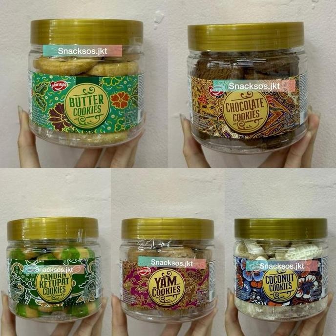 

NARAYA COCONUT COOKIES / CHOCOLATE COOKIES / BUTTER COOKIES / CHEESE COOKIES / KETUPAT COOKIES / YAM COOKIES TOPLES KUE KERING KUKIS LEBARAN