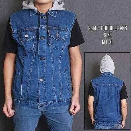 Jaket Rompi Hoodie Jeans