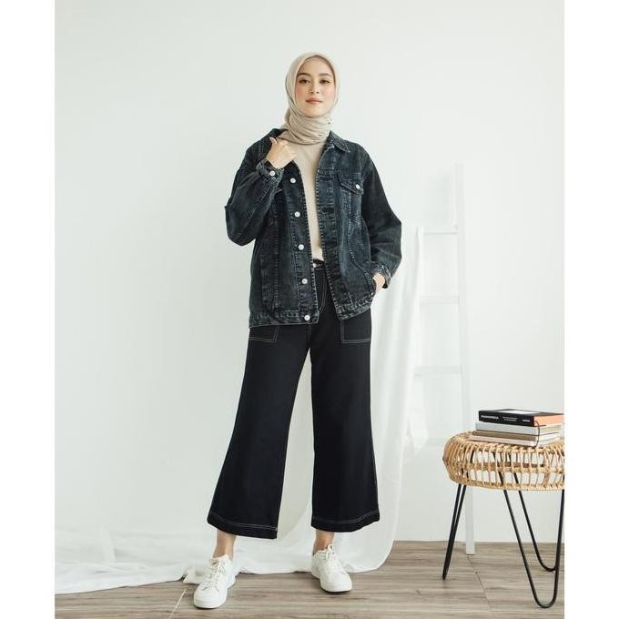 ALINA OVERSIZE JEANS ( 2 warna ) Jaket