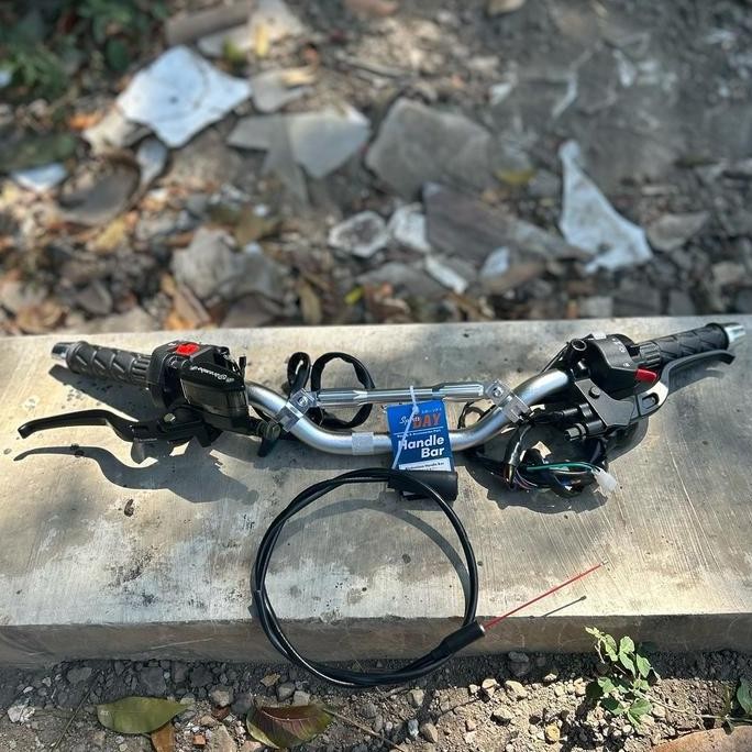 PAKET STANG STIR DAY MODEL DAYTONA SET MASTER REM COPY RCB HOLDER KSR UNTUK SEMUA MOTOR CB, TIGER, C