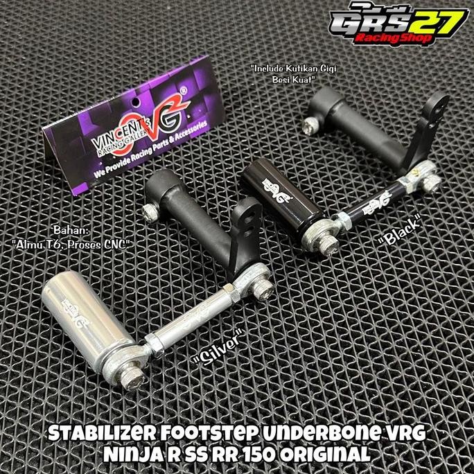 // STABILIZER STABILISER STEP FOOTSTEP UNDERBONE UB VRG RACING NINJA R SS RR NEW OLD ZX CBU 150 INCL