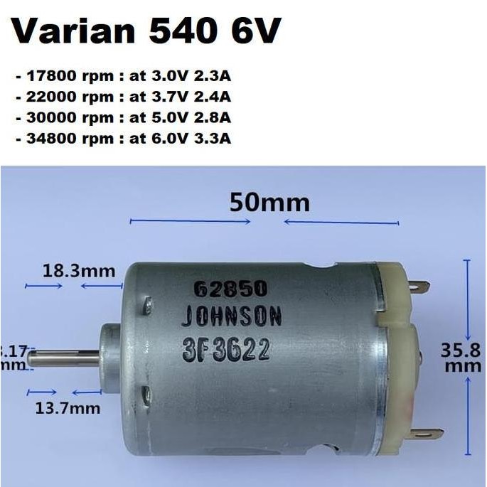 Dinamo High Speed Dc Motor Diy Mini Grinder Mesin Bor Gerinda 3 6 12 V
