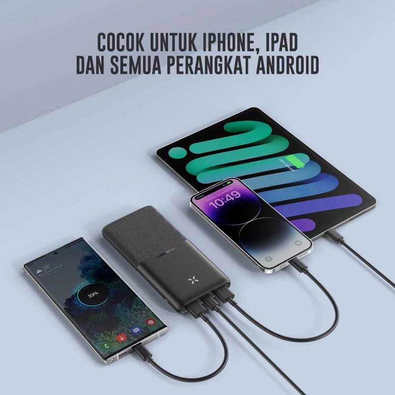 Promo Powerbank Mofit M11 New 10.000Mah + Fast Charge Real Capacity Ad-532