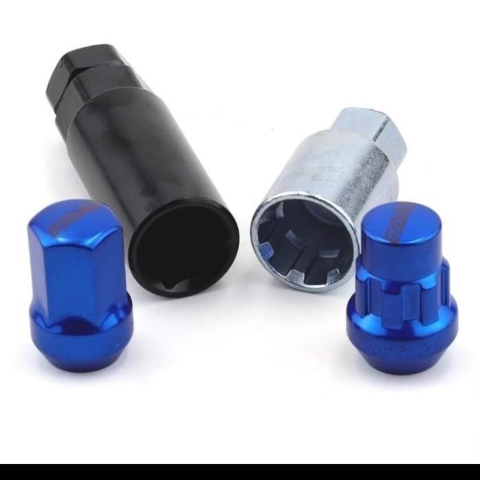 Daihatsu Ayla Sigra Lug Nut Racing Baut Roda Mur Rays Velg Mobil Baja